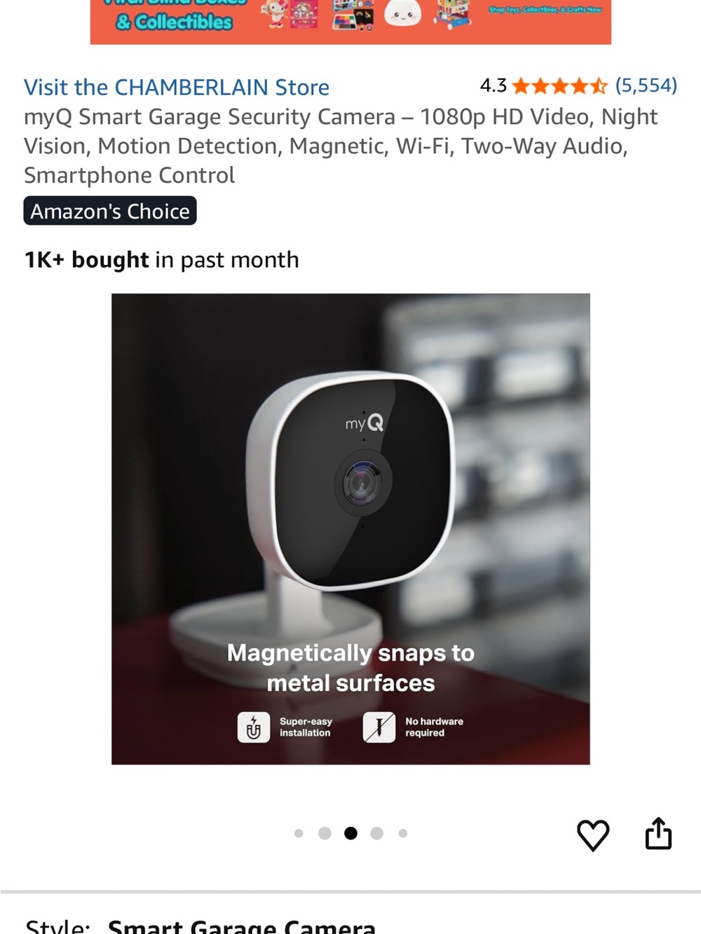myQ Smart Camera - Picture 8 of 8